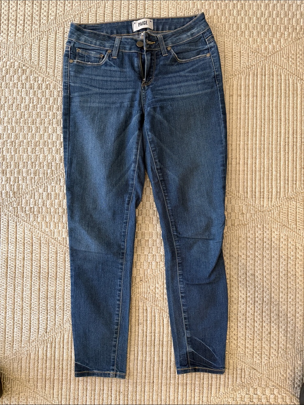 PAIGE Indigo Blue Skinny Jeans